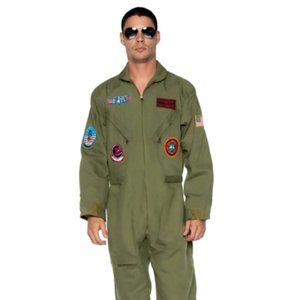 Men's Top Gun Costume Flight Suit (Leg Avenue)